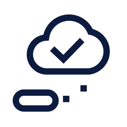 Emission test icon, Sharp Line style
