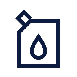 Engine oil icon, Sharp Line style