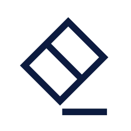 Eraser icon, Sharp Line style