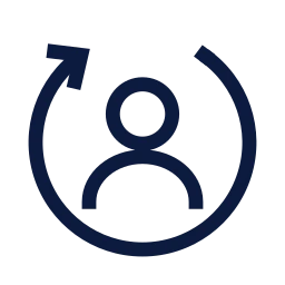 Feedback 360 icon, Sharp Line style