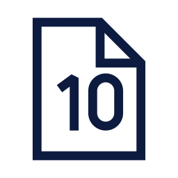 File binary icon, Sharp Line style