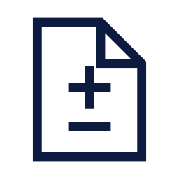 File diff icon, Sharp Line style