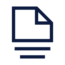 File stack icon, Sharp Line style