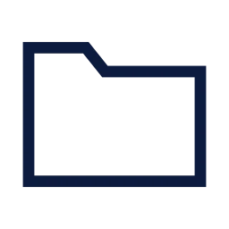 Folder icon, Sharp Line style