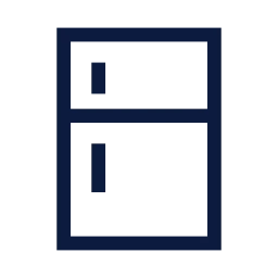 Fridge icon, Sharp Line style