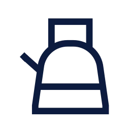 Kettle icon, Sharp Line style