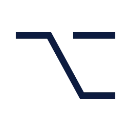 Key option icon, Sharp Line style