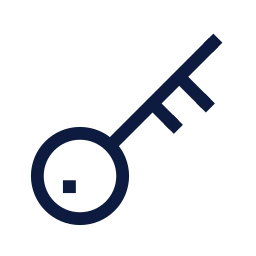 Key icon, Sharp Line style