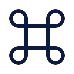 Keyboard command icon, Sharp Line style