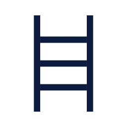 Ladder icon, Sharp Line style