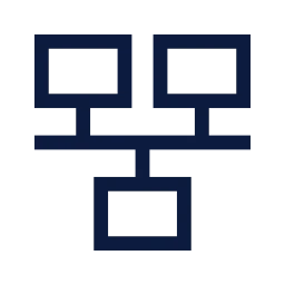 Lan icon, Sharp Line style