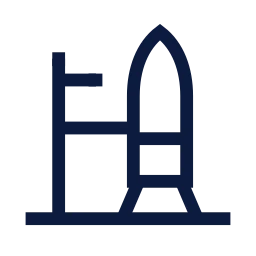 Launch pad icon, Sharp Line style