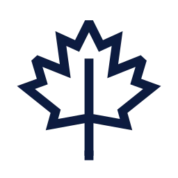 Leaf maple icon, Sharp Line style