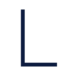 Letter l icon, Sharp Line style