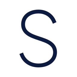 Letter s icon, Sharp Line style