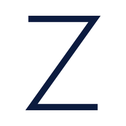 Letter z icon, Sharp Line style