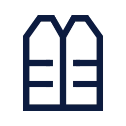 Life jacket icon, Sharp Line style