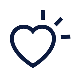 Like burst icon, Sharp Line style