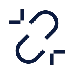 Link broken icon, Sharp Line style