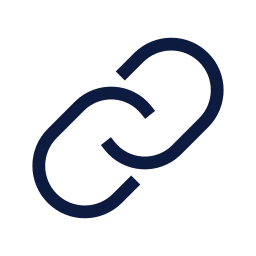 Link icon, Sharp Line style