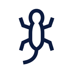 Lizard icon, Sharp Line style