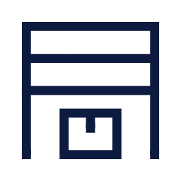 Loading dock icon, Sharp Line style