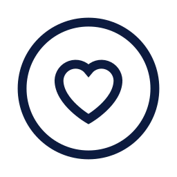 Love reaction icon, Sharp Line style