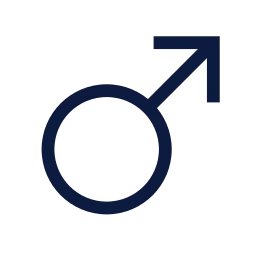Male icon, Sharp Line style