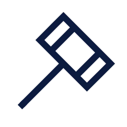 Mallet icon, Sharp Line style