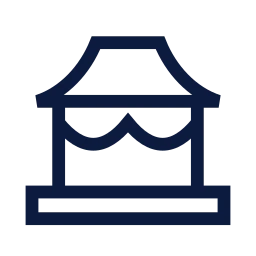 Mandap icon, Sharp Line style