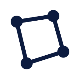 Map area icon, Sharp Line style