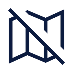 Map off icon, Sharp Line style