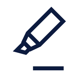 Marker icon, Sharp Line style