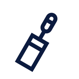 Mascara icon, Sharp Line style