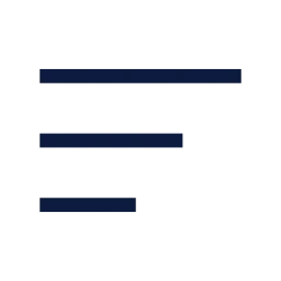 Menu left icon, Sharp Line style