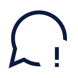 Message alert icon, Sharp Line style