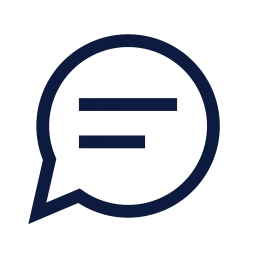 Message text icon, Sharp Line style