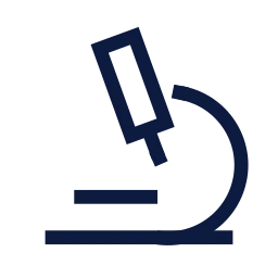 Microscope icon, Sharp Line style