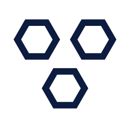 Microservices icon, Sharp Line style