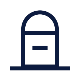 Milestone marker icon, Sharp Line style