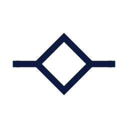 Milestone icon, Sharp Line style