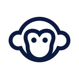 Monkey icon, Sharp Line style