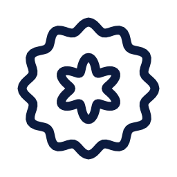 Mooncake icon, Sharp Line style