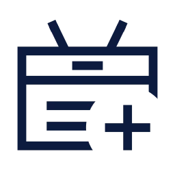 Name tag plus icon, Sharp Line style