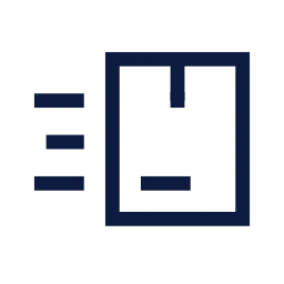 Parcel express icon, Sharp Line style