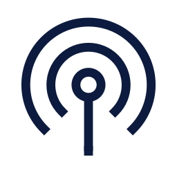 Podcast icon, Sharp Line style