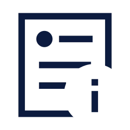 Post info icon, Sharp Line style