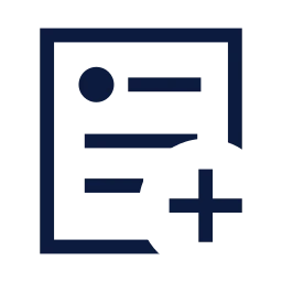 Post plus icon, Sharp Line style