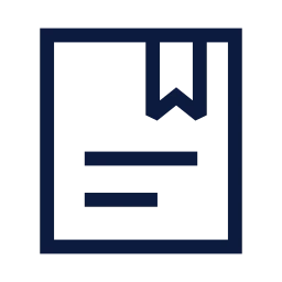 Post saved icon, Sharp Line style