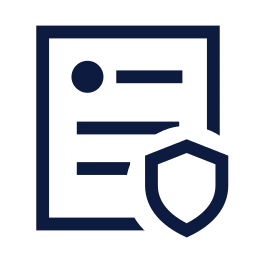 Post shield icon, Sharp Line style